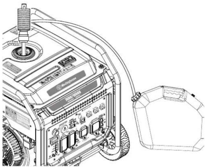WESTINGHOUSE ecoGen10000 - To drain the fuel tank: - 2