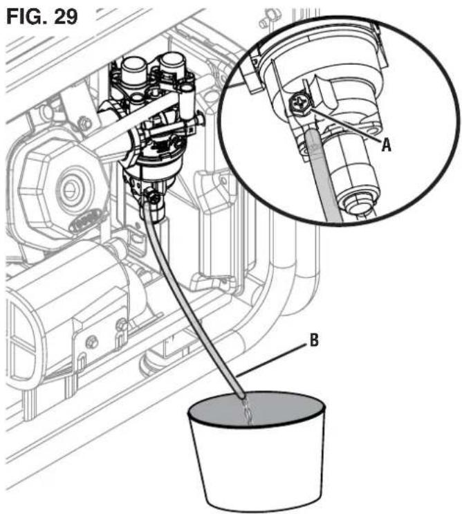 WESTINGHOUSE ecoGen10000 - To drain the fuel tank: - 1