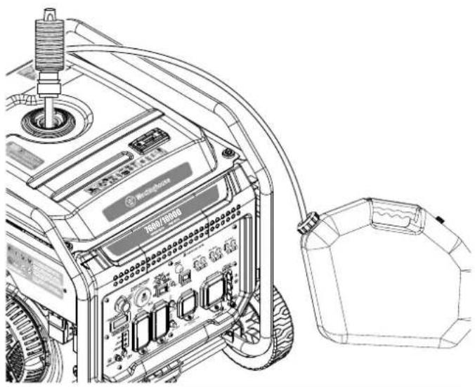 WESTINGHOUSE ecoGen10000 - Pour vidanger le réservoir de carburant : - 2