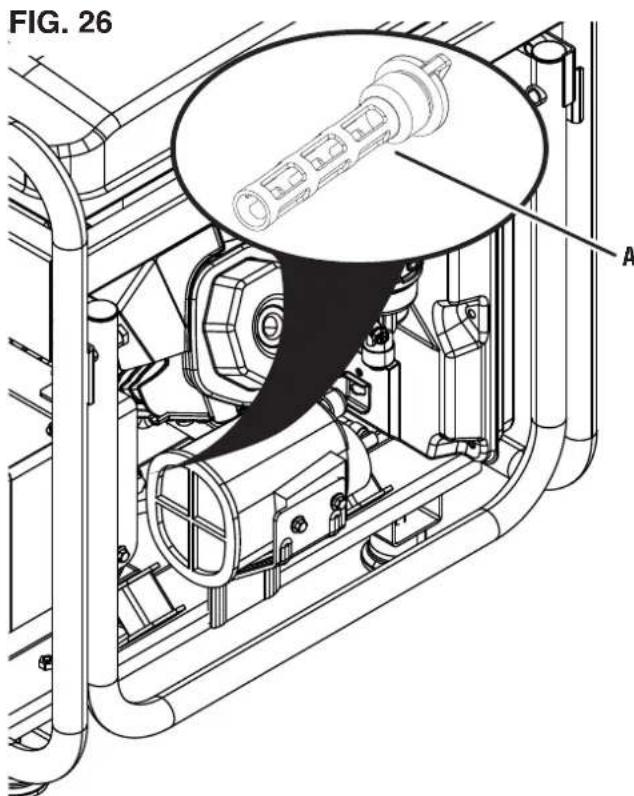 WESTINGHOUSE ecoGen10000 - To change the oil filter: - 2