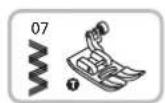 SILVERCREST SCNM 100 A1 - Point élastique droit - 1