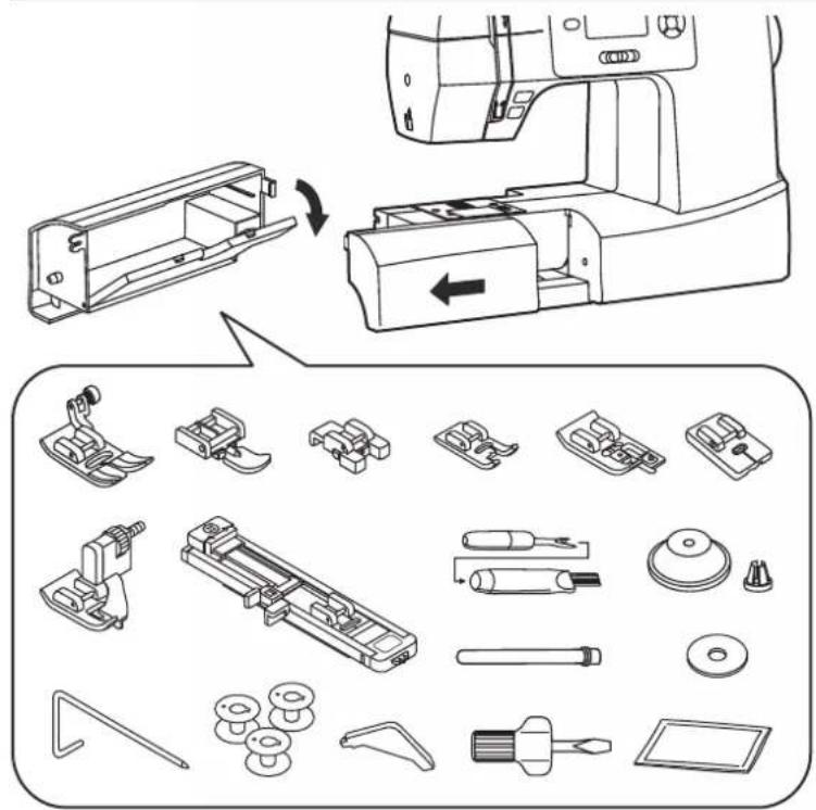 SILVERCREST SCNM 100 A1 - Installation de la table de couture - 1