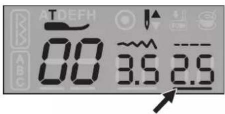 SILVERCREST SCNM 100 A1 - ◆ Modifier la longueur des points - 1