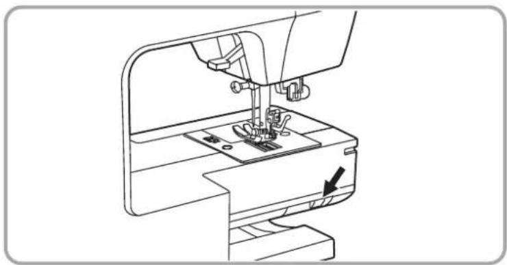 SILVERCREST SCNM 100 A1 - Lever ou baisser la griffe d'entraînement - 1
