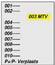 Magnum TV 7052 SF - PROGR. VERPLAATSEN - 2