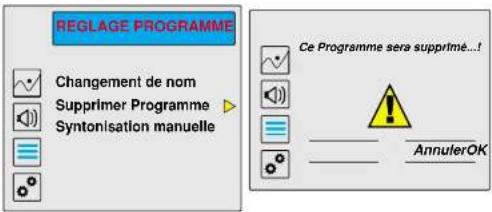 Magnum TV 7052 SF - SUPPRIMER PROGRAMME - 1