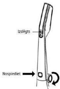 Izslēgts Nospiediet