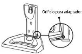 Orificio para adaptador
