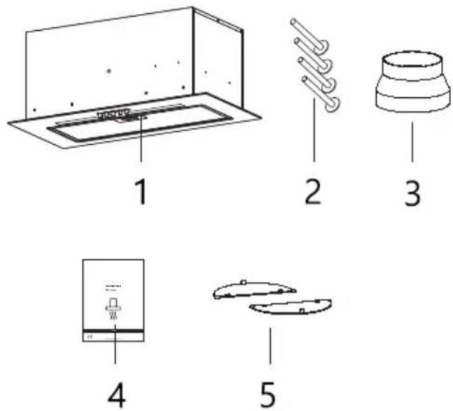 BEKO HNU61425B - Installation accessories - 1