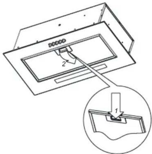BEKO HNU61425B - Reinigung des Fettfilters - 1