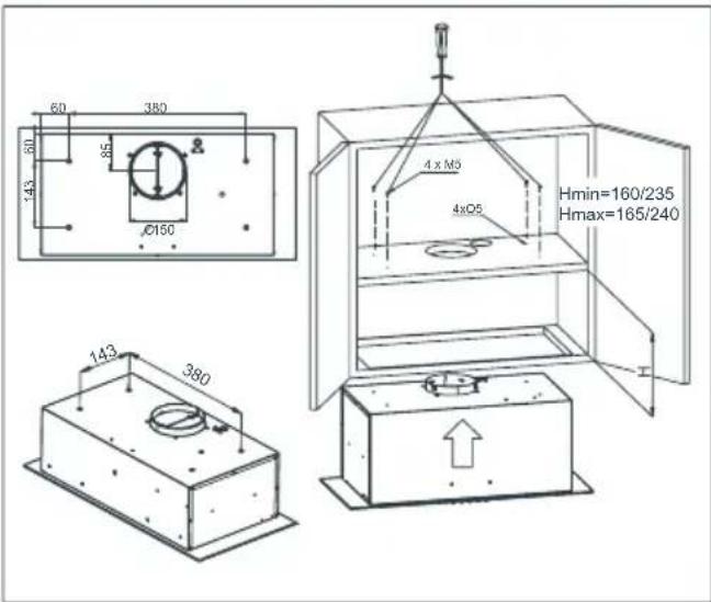 BEKO HNU61425B - Installation of the device - 2