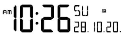 Marathon Atomic Weather Station - Zeit- und Alarmeinstellung - 1