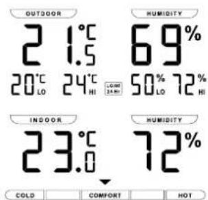Marathon Atomic Weather Station - Setting your thermometer and hygrometer - 1