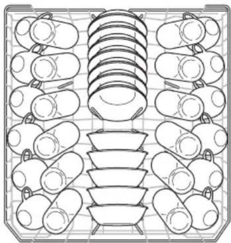 FRIGIDAIRE FDSP4501AS - Chargement du panier supérieur - 3