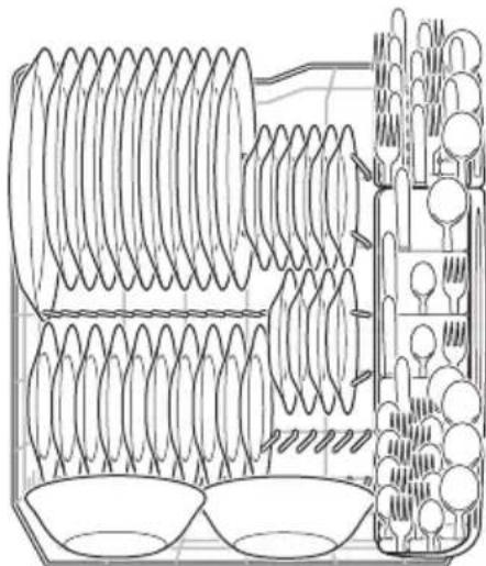 FRIGIDAIRE FDSP4501AS - Chargement du panier inférieur - 2