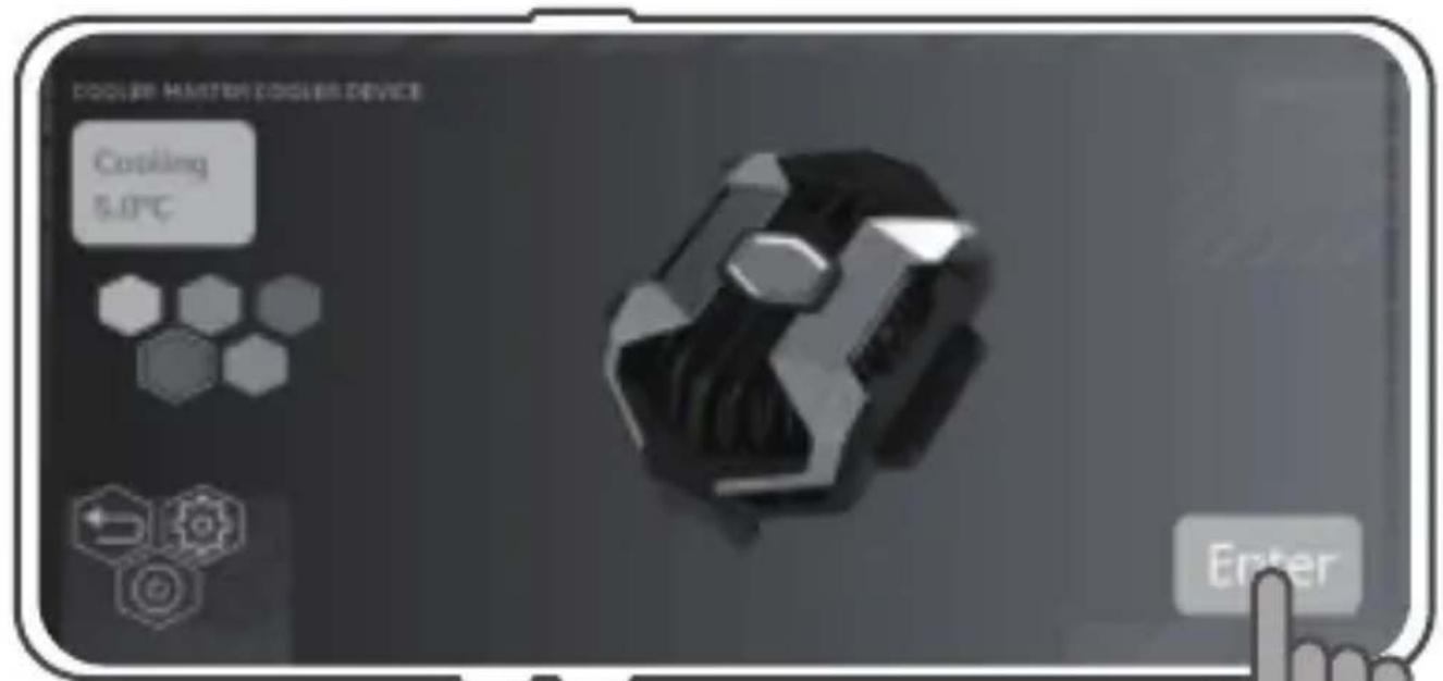 COOLER MASTER Cryo Phone - FAN SETTINGS - 1
