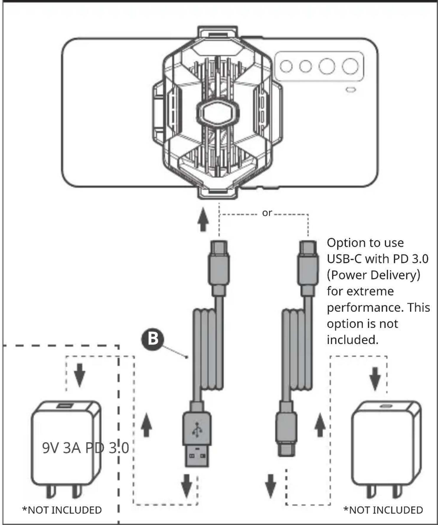 COOLER MASTER Cryo Phone - CONNECT POWER - 1