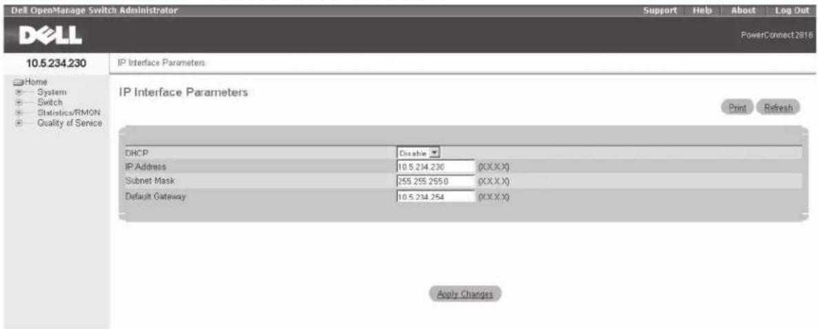 DELL PowerConnect 2808 - Web-Konfiguration - 1