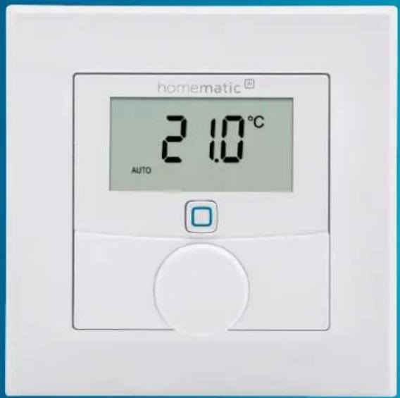 Homematic IP HmIP-WTH-A - Wandthermostat mit Luftfeuchtigkeitssensor Wall Thermostat with Humidity Sensor - 1