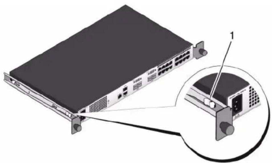 DELL PowerConnect 8100 - Рисунок 7. Прикрепление реек коммутатора - 1