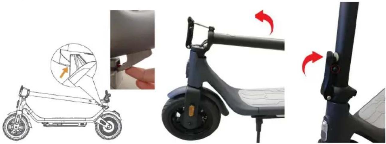 EMG Velociptor Hero ES 108 EW HERO - Opening the scooter - 1