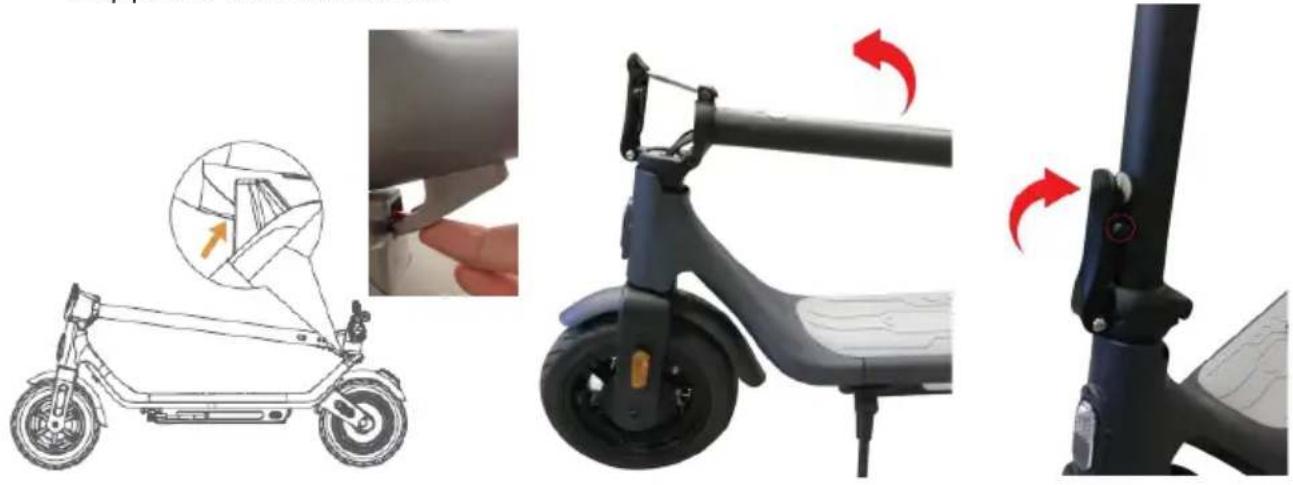 EMG Velociptor Hero ES 108 EW HERO - Come aprire il monopattino - 1