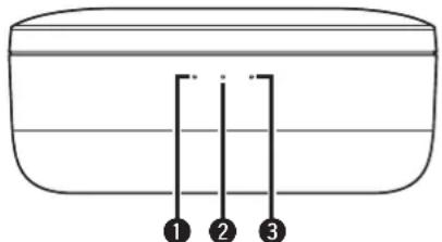 DENON PerL Pro AH-C15PL - Contrôle de la batterie des écouteurs et recharge de la batterie de l'étui - 1