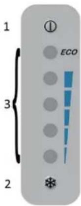 Mestic MR-42 - Temperaturvalg: - 1