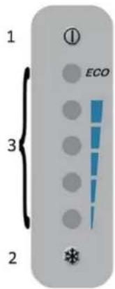 Mestic MR-42 - Temperatuur selectie: - 1