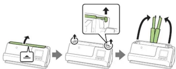 EPSON DS-C480W - Vertical path position • Position de chemin vertical - 4