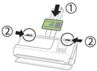 EPSON DS-C480W - Straight path position • Position de chemin droit - 5