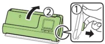 EPSON DS-C480W - Straight path position • Position de chemin droit - 3