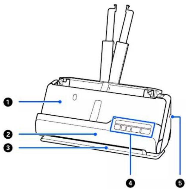 EPSON DS-C330 - Noms et fonctions des éléments - 2