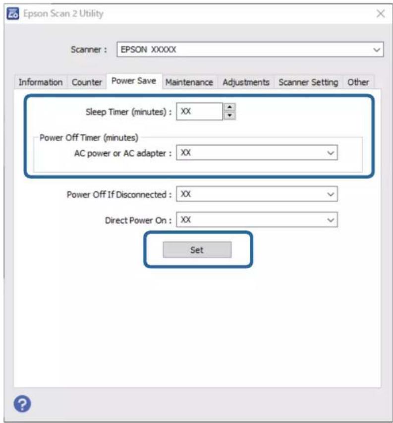 EPSON DS-C330 - Économie d'énergie - 1