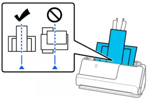 EPSON DS-C330 - Points à vérifier au moment de charger des originaux - 1