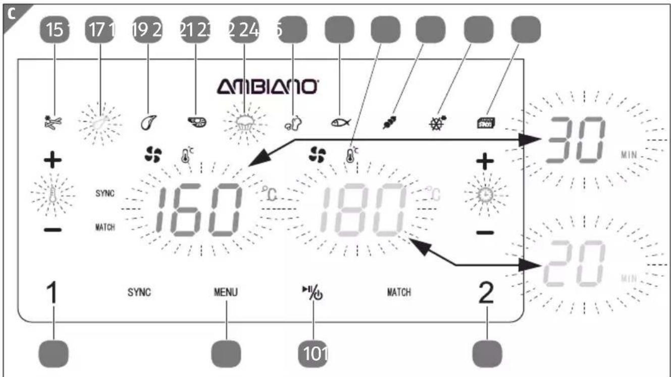 Ambiano GT-DAF-01 - Cuisson avec la fonction de programmation - 3