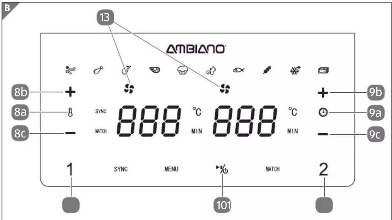 Ambiano GT-DAF-01 - Présélection manuelle du temps de cuisson et de la température - 4