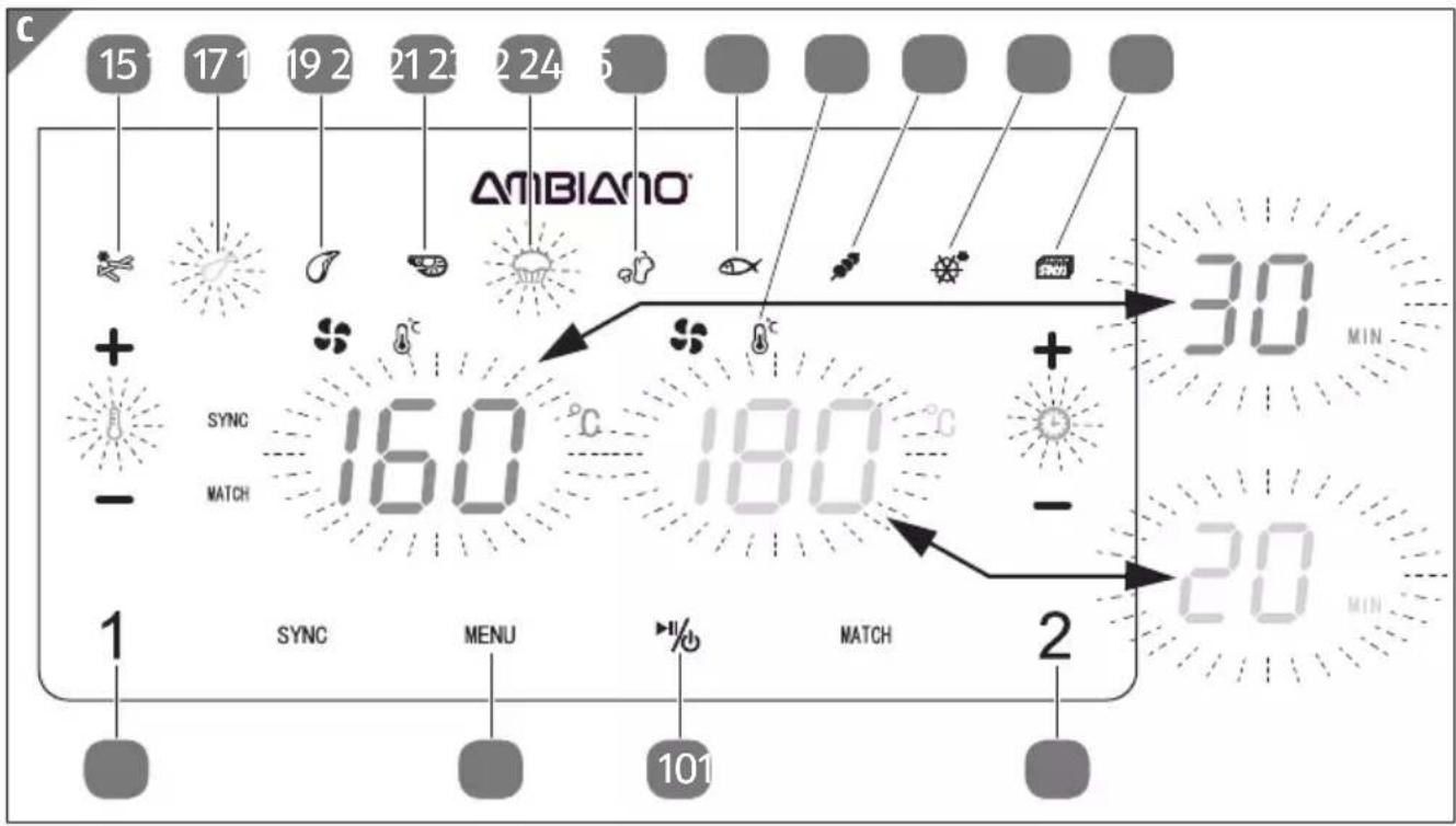 Ambiano GT-DAF-01 - Cottura con funzione programma - 3