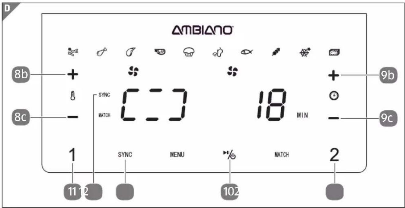 Ambiano GT-DAF-01 - Funzione SYNC - 2