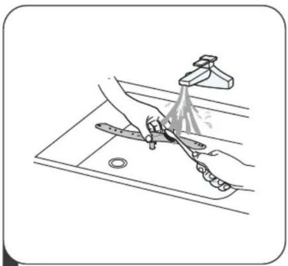 THOMSON TDW6045WH - Nettoyage des bras d'aspersion - 3