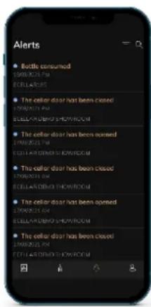 LA SOMMELIERE APOGEE150 - "ALERTS" page - 1