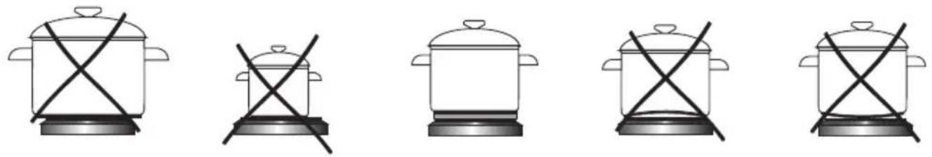 THOMSON TMMP62.3+1X - Mode d'utilisation de la plaque de cuisson - 1