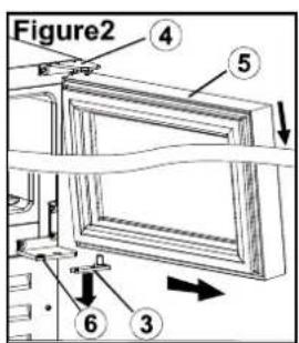 LA SOMMELIERE LSBU51X1 - Reversing the door - 2