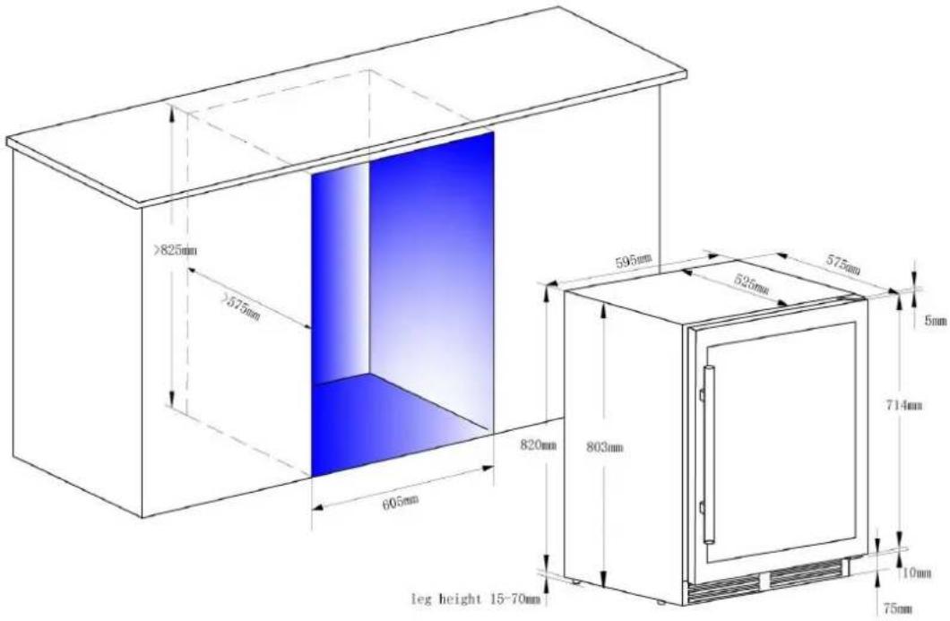 LA SOMMELIERE LSBU51X1 - Ambient room temperature limits - 1