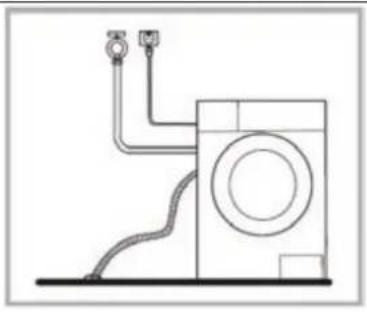 THOMSON THWD96140DGAD - Connecting the drain hose - 1