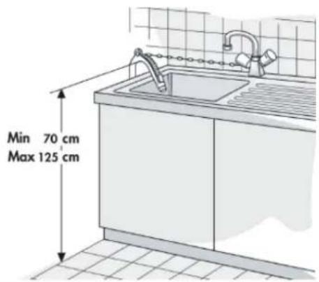 THOMSON THWD96140DGAD - Deafvoerslanginstalleren - 2