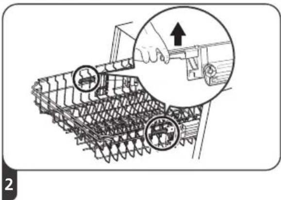 THOMSON TWBI4215CFULLSLID - AJUSTER LE PANIER SUPÉRIEUR - 2