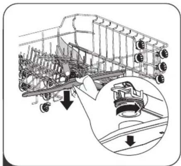 THOMSON TWBI4215CFULLSLID - Nettoyage des bras d'aspersion - 1