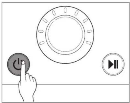 LG F14V72BSTA - Appuyer sur le bouton Marche/Arrêt pour mettre l'appareil sous tension. - 1