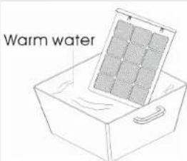 Warm water
